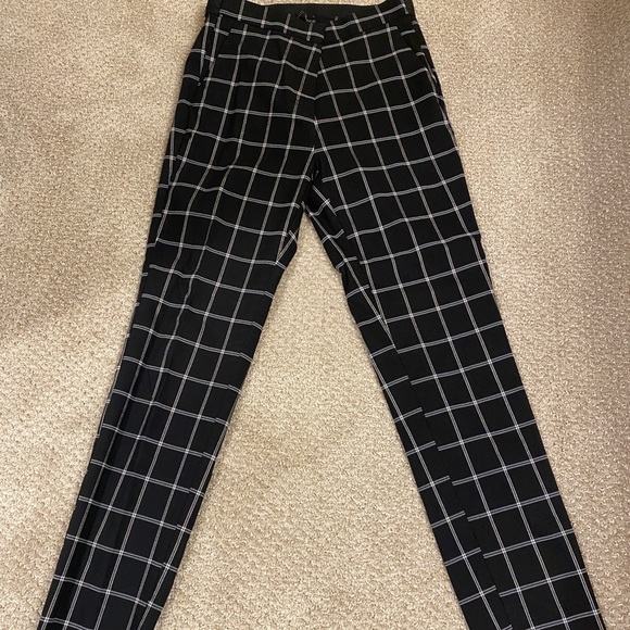 Black checkered trousers - Picture 1 of 4